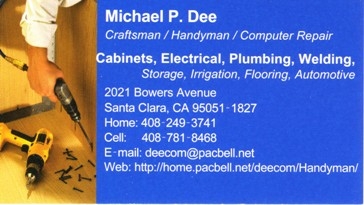 Handyman Business Card